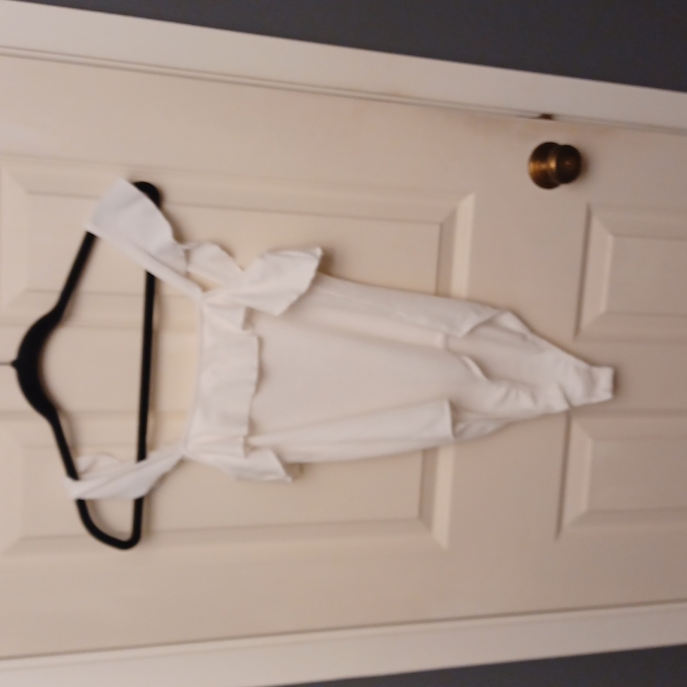 EUC white tank top bodysuit